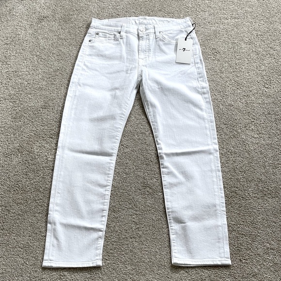 NWT - 7 For All Mankind Women’s Kimmie Crop - Form Fitted Skinny Jeans Size 27 - Picture 1 of 9